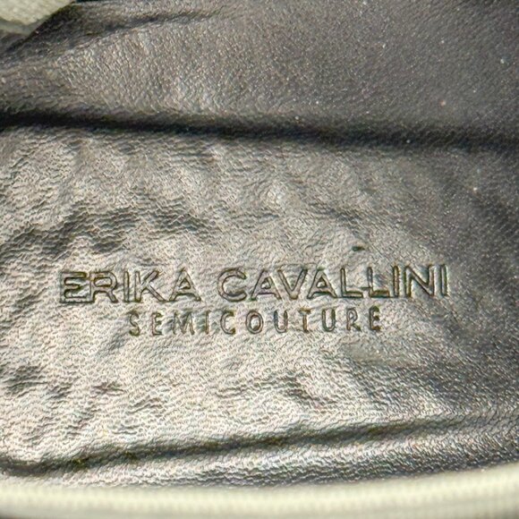 Erika Cavallini Semicouture Black Leather Platform Lug Sole Ankle Boots (RARE) - Picture 10 of 11